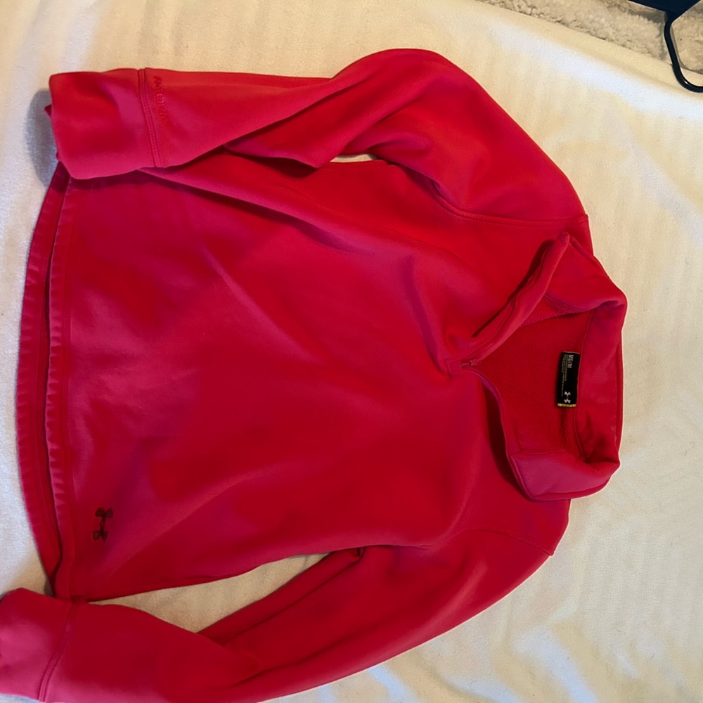 Under Armour Pink Quarter-Zip Pullover